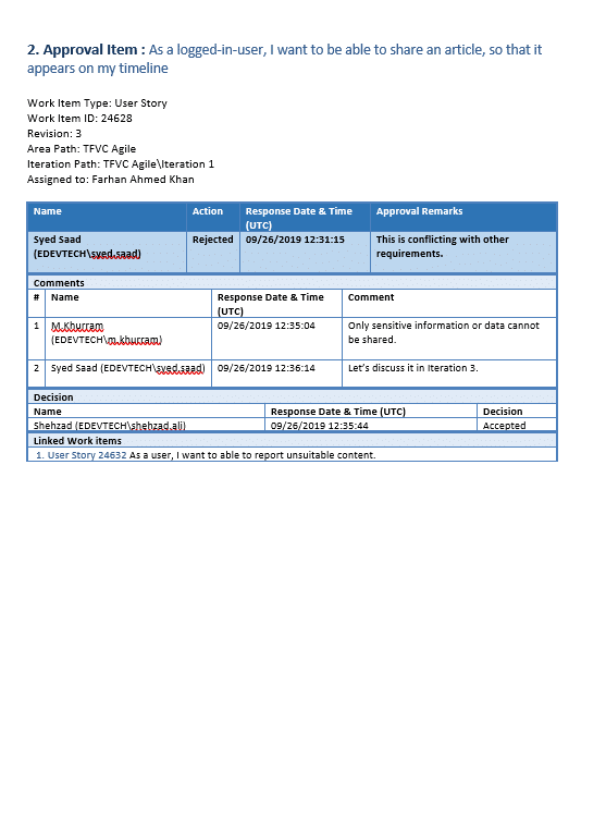 Approval Audit 3