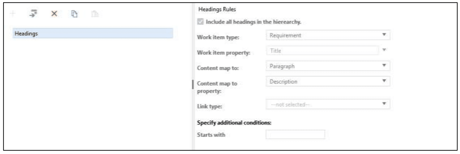 Example of Mapping Configuration from Ruleset Designer