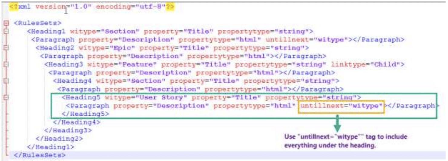 Mapping Configuration in XML File