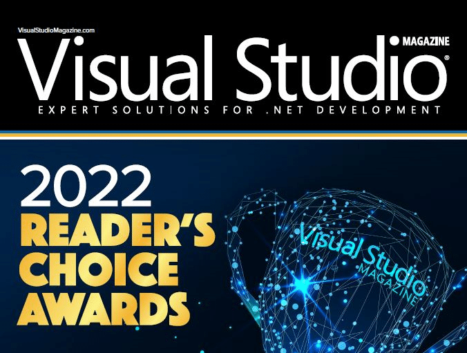 Text of Visual Studio Magazine Reader’s Choice 2022 to announce Modern Requirements Win