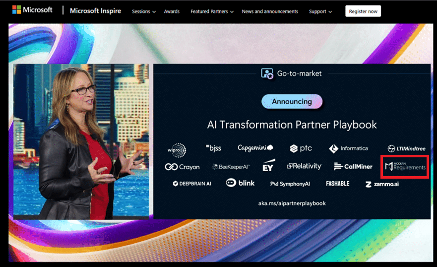 Modern Requirements Showcased by Microsoft as AI Transformation Partner