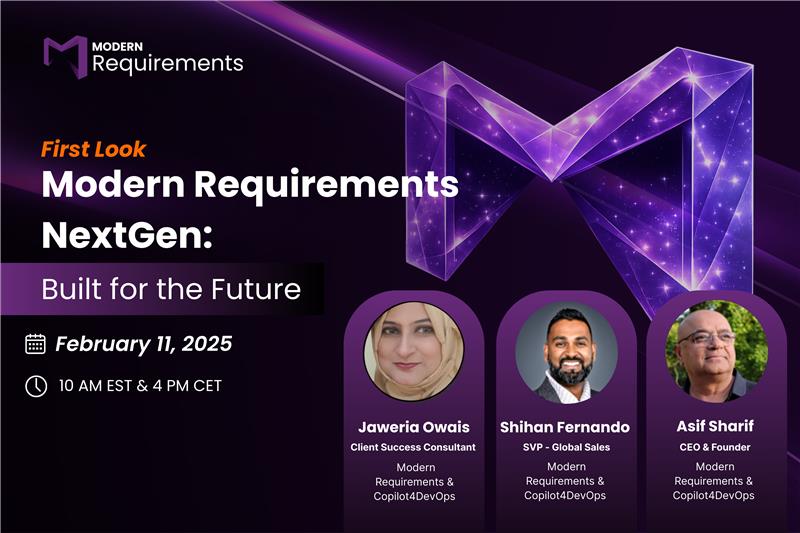 Webinar Modern Requirements NextGen - February 11 2026