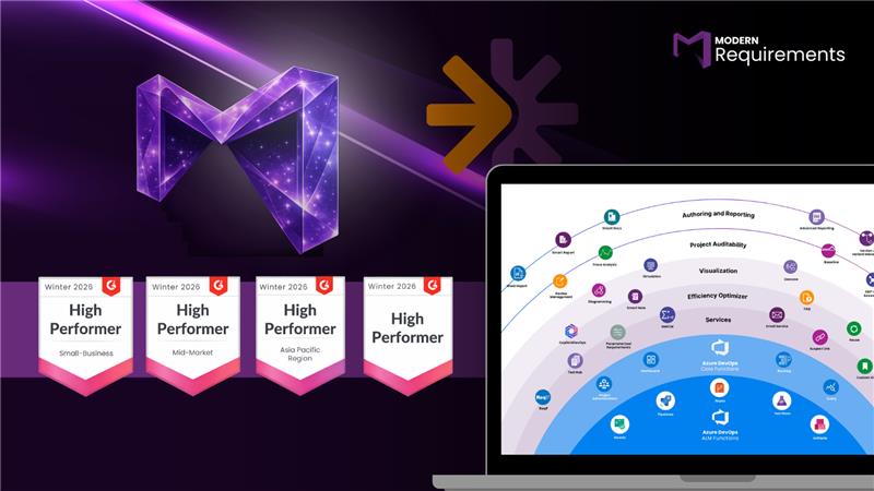 Modern Requirements Named to G2’s 2026 Best Software Awards for Development Software